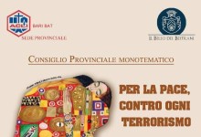 Trani – “Per la Pace, contro ogni terrorismo”, consiglio provinciale Acli