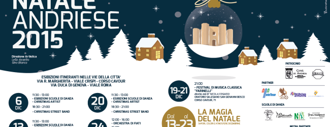 Andria – Il cartellone del Natale andriese