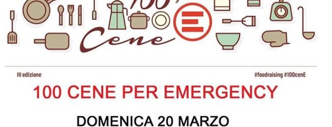 Barletta – “#100cene per Emergency”: buon cibo e sostegno attivo