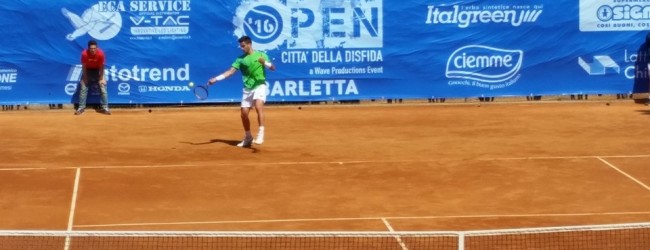 Barletta – Tennis ATP: Pochi sorrisi per i pugliesi