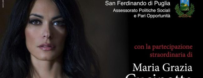 San Ferdinando di Puglia – Maria Grazia Cucinotta insieme per dire no al femminicidio
