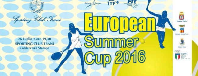 Trani – European Summer Cup di tennis under 18 femminile