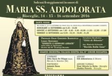 Bisceglie – Festeggiamenti in onore della compatrona Madonna Addolorata. Il programma