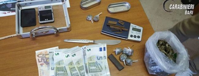 Andria – Arresti: sorvegliato speciale in trasferta e spacciatore di droga