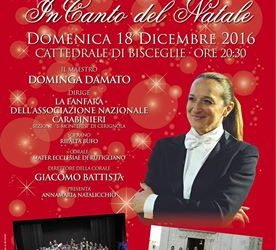 Bisceglie – Il 18 dicembre in Cattedrale concerto “In Canto Del Natale”