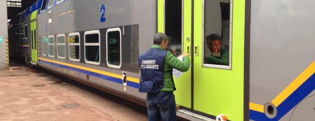 Smaltivano illecitamente rifiuti speciali non pericolosi: sequestrati 8 treni di Trenitalia