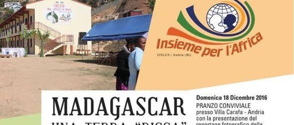 Andria – Pranzo della solidarietà “Madagascar una terra ricca di contraddizioni”