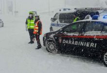 Bat – Emergenza neve: gli interventi dei carabinieri sul territorio