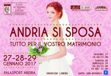 Andria – Tutto pronto per Andria si sposa 2017: dal 27 al 29 gennaio al Palasport