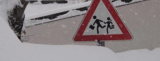 Allerta neve – Chiusura scuole: i sindaci della Bat firmano l’ordinanza per lunedì 9 gennaio