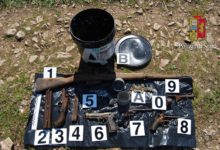 Corato – Polizia: in un pozzo rinvenute armi e un fucile