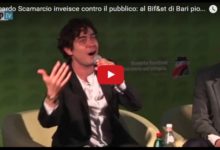 Bif&st – L’andriese Riccardo Scamarcio fischiato durante il festival