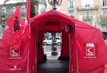 Andria – Mercoledì in piazza Catuma la tenda rossa della Flai Cgil