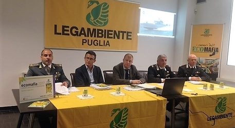 Ecomafia: nel 2016 Puglia terza in Italia per illegalità ambientali