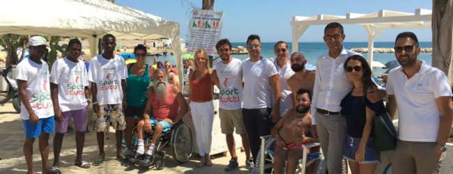 Trani – Assistenza ai disabili in spiaggia, il 31 agosto la cerimonia conclusiva del progetto