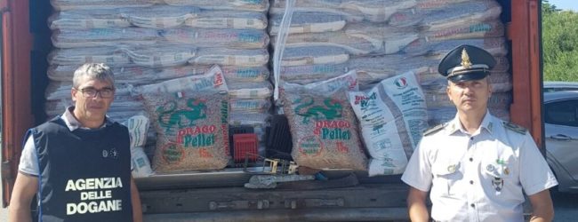Puglia – Finanza; sequestrate 24 tonnellate di pellet