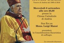 Andria – Mercoledì S. Messa per trigesimo vescovo emerito mons. Calabro