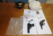 Molfetta – Carabinieri: rinvenute due pistole.  Due arresti