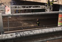 Barletta – Maltempo: cadono calcinacci dal ponte Alvisi