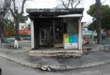 Trani – A fuoco il chiosco h 24 situato a Colonna