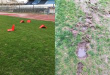 Bisceglie calcio – Atto vandalico all’interno dello stadio “Ventura”