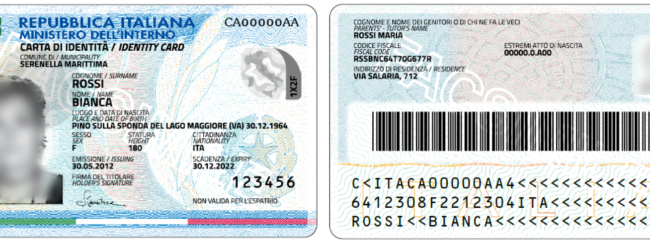 Andria – Carta d’Identità elettronica: ecco come sarà e come richiederla