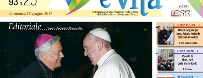 Molfetta – Il testo integrale dell’invito rivolto al Papa