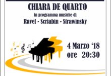 Trani – La pianista Chiara De Quarto in concerto al Palazzo Beltrani