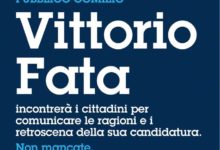 Bisceglie – Pubblico comizio del candidato sindaco Vittorio Fata