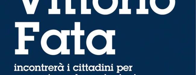 Bisceglie – Pubblico comizio del candidato sindaco Vittorio Fata