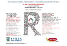 Barletta –  26° Rally Matematico Transalpino della Sezione Puglia