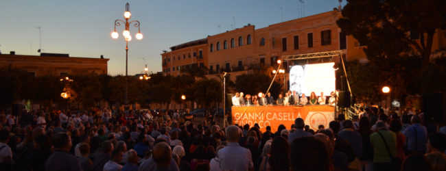 Bisceglie – Comizio Gianni Casella: “tutti insieme governeremo questa città”. VIDEO