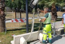 Barletta – Parco Mennea, dopo 24 ore panchina nuovamente vandalizzata. Cannito : ” Un insulto, una provocazione”