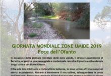 Barletta – “Giornata mondiale delle zone umide” Legambiente organizza una passeggiata all’Ofanto