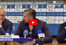 Fidelis Andria: presentato il nuovo DS Vincenzo De Santis. VIDEO e FOTO