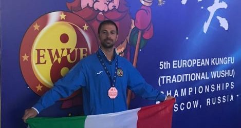 Trani – Antonio Pignataro conquista il bronzo per l’Italia agli europei di Kungfu In Russia.