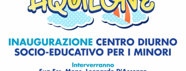 Margherita – Inaugurazione Centro Diurno “Aquilone”: la struttura destinata ai minori in difficoltà