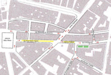 Barletta – “Comitato mobilità sostenibile” lancia una proposta per la viabilità di Piazza Caduti. La planimetria