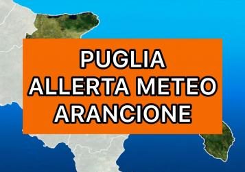 Puglia – Allerta meteo Arancione per venti forti di burrasca