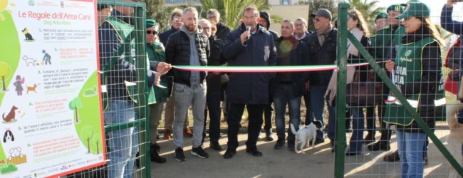 Margherita – Inaugurato lo sgambatoio per cani in via Duca degli Abruzzi