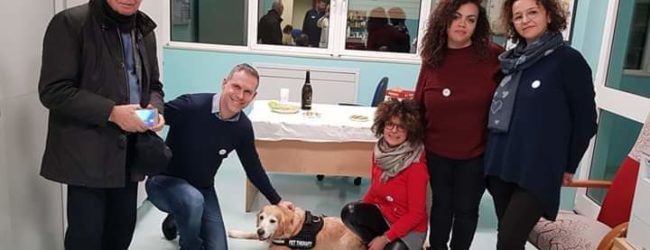 Barletta – Il “tocco di Dio” della pet-therapy entra per la prima volta in ospedale