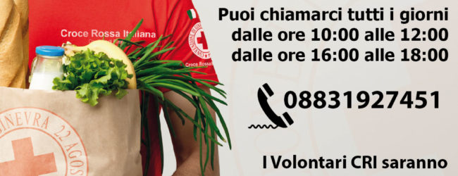 Barletta – I volontari della Croce Rossa a disposizione dei più vulnerabili