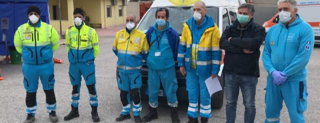 Coronavirus, il cuore grande della Puglia: partita per Brescia una equipe sanitaria delle Misericordie. FOTO