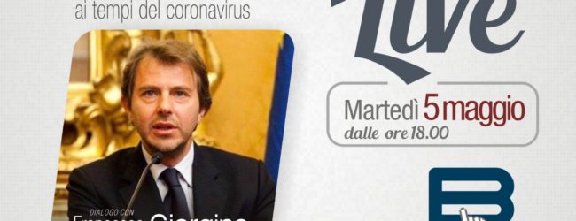 Batmagazine Live del 5 maggio. “Società e Politica ai tempi del coronavirus“. Dialogo con Francesco Giorgino