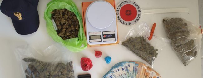 Barletta – A spasso con oltre 1 kg tra marijuana e hashish: arrestati due pusher dalla Polizia di Stato