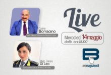 BATmagazine live – Mercoledì 20 maggio con l’Assessore Regionale Borracino ed il Maggiore Di Leo