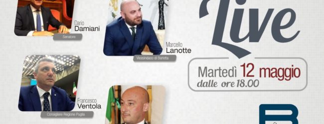 “Batmagazine live”: martedì 12 maggio ospiti Dario Damiani, Filippo Caracciolo, Francesco Ventola, Marcello Lanotte